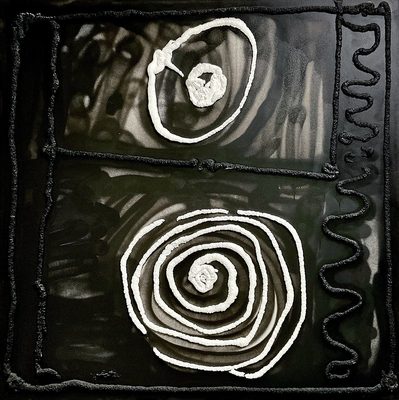 Expression of Self – Black and White Abstract Art