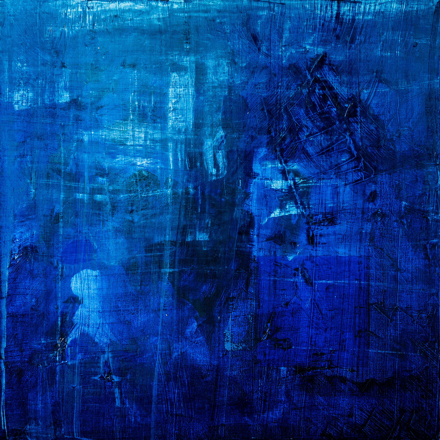 Jheel, Oil on Canvas, 4 × 4 ft