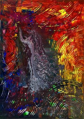 Lava Flowing Through Form