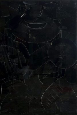 Scratched Black Mirror